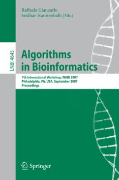 Algorithms in Bioinformatics - Giancarlo, Raffaele / Hannenhalli, Sridhar (eds.)