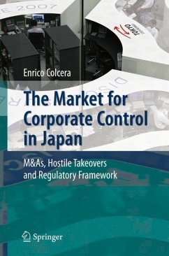 The Market for Corporate Control in Japan - Colcera, Enrico