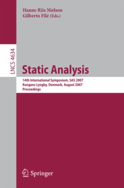 Static Analysis - Riis Nielson, Hanne / Filé, Gilberto (eds.)