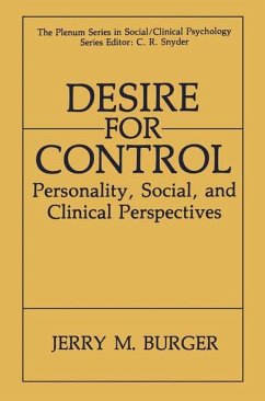 Desire for Control - Burger, Jerry M.
