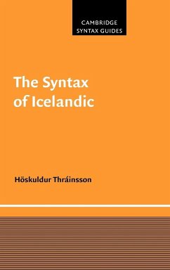 The Syntax of Icelandic - Thrainsson, Hoskuldur