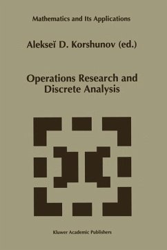 Operations Research and Discrete Analysis - Korshunov, Alekseii D. (ed.)