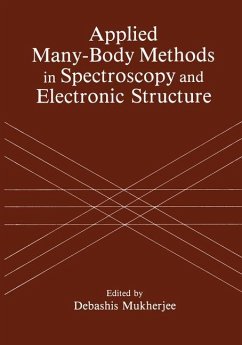 Applied Many-Body Methods in Spectroscopy and Electronic Structure - Mukherjee, D. (ed.)