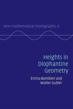 Heights in Diophantine Geometry - Bombieri, Enrico; Gubler, Walter