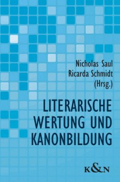 Cover Literarische Wertung und Kanonbildung
