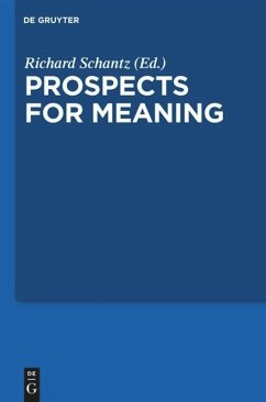 Prospects for Meaning - Schantz, Richard (Hrsg.)