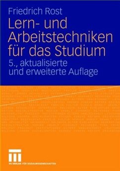 Cover Lern- und Arbeitstechniken für das Studium