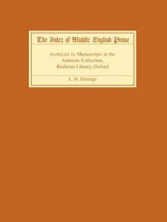 The Index of Middle English Prose, Handlist IX - Eldredge, L M