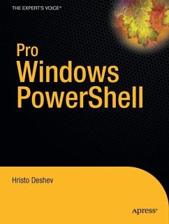 Pro Windows PowerShell - Deshev, Hristo