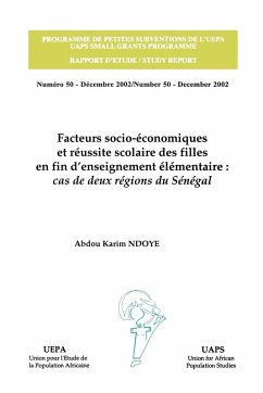 Factuers Socio-Economiques Et - Ndoye, Abdou Karim