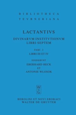 Libri III et IV - Lucius Caelius Firmianus Lactantius