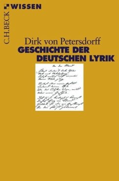 Geschichte der deutschen Lyrik - Petersdorff, Dirk von