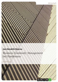 Business Continuity Management bei Pandemien - Boerse, Jan-Hendrik