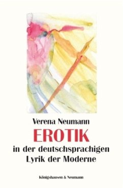 Cover Erotik in der deutschsprachigen Lyrik der Moderne