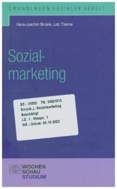 Sozialmarketing - Birzele, Hans-Joachim; Thieme, Lutz