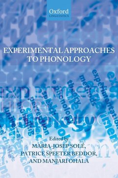Cover Experimental Approaches to Phonology