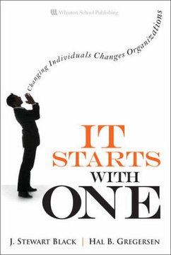 It Starts with One It Starts with One
