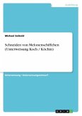 Schneiden von Melonenschiffchen (Unterweisung Koch / Köchin)