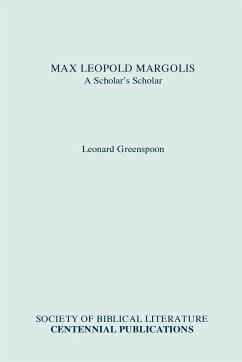 Max Leopold Margolis - Greenspoon, Leonard