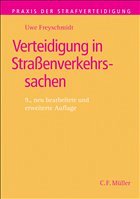 Cover Verteidigung in Straßenverkehrssachen