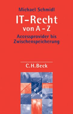 IT-Recht von A-Z - Schmidl, Michael