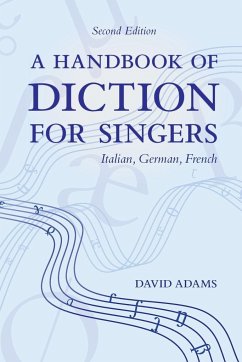 Handbook of Diction for Singers - Adams, David