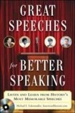 Great Speeches for Better Speaking (Book + Audio CD)