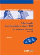 Arbeitsrecht im öffentlichen Dienst 2008 - Ruge, Jan / Rabe von Pappenheim, Henning (Hrsg.)