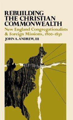 Rebuilding the Christian Commonwealth - Andrew, John A