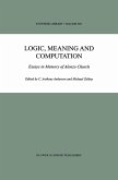 Logic, Meaning and Computation