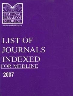 List of Journals Indexed for Medline - National Institutes of Health