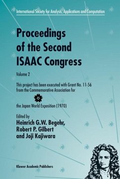Proceedings of the Second ISAAC Congress - Begehr
