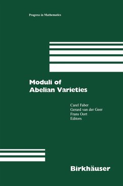 Moduli of Abelian Varieties - Faber, C. / Geer, G. van der / Oort, F. (eds.)