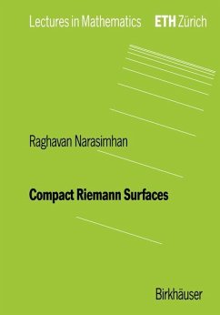 Compact Riemann Surfaces - Narasimhan, Raghavan