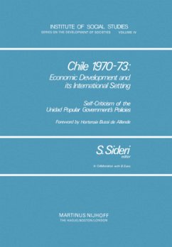 Chile 1970¿73: Economic Development and Its International Setting - Sideri