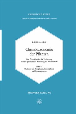 Chemotaxonomie der Pflanzen - Hegnauer, R.