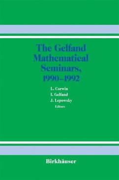 The Gelfand Mathematical Seminars, 1990¿1992 - CORIN