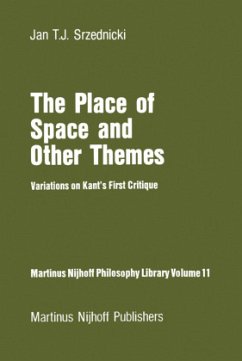 The Place of Space and Other Themes - Srzednicki, J. T.