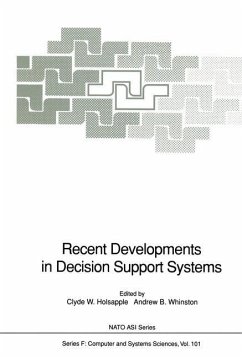 Recent Developments in Decision Support Systems - Holsapple