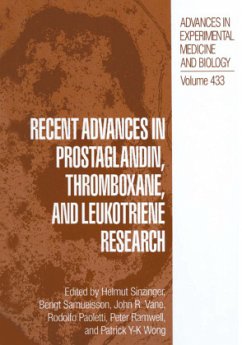 Recent Advances in Prostaglandin, Thromboxane, and Leukotriene Research - Sinzinger, Helmut / Samuelsson, Bengt / Vane, Sir John R. / Paoletti, Rodolfo / Ramwell, Peter / Wong, Patrick Y-K (Hgg.)