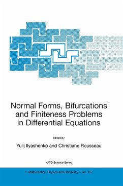 Normal Forms, Bifurcations and Finiteness Problems in Differential Equations - Ilyashenko, Yulij / Rousseau, Christiane. (Hgg.)