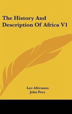 The History And Description Of Africa V1