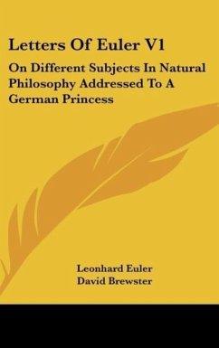 Letters Of Euler V1 Letters Of Euler V1