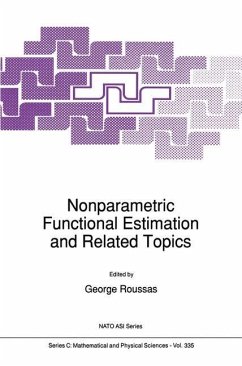 Nonparametric Functional Estimation and Related Topics - Roussas, G.G (Hrsg.)