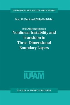 IUTAM Symposium on Nonlinear Instability and Transition in Three-Dimensional Boundary Layers - Duck, Peter W. / Hall, Philip (Hgg.)