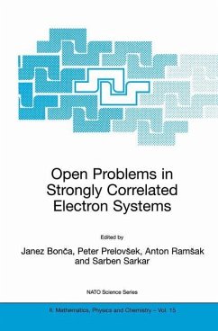 Open Problems in Strongly Correlated Electron Systems - Bonca