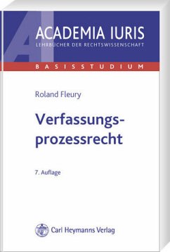 Cover Verfassungsprozessrecht: Basisstudium Recht - Roland Fleury