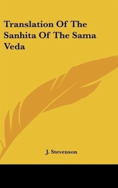 Translation Of The Sanhita Of The Sama Veda