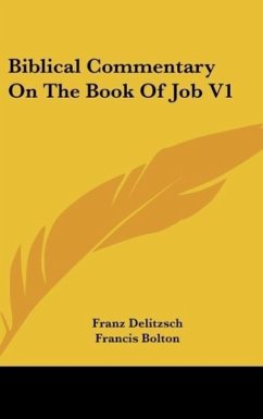 Biblical Commentary On The Book Of Job V1