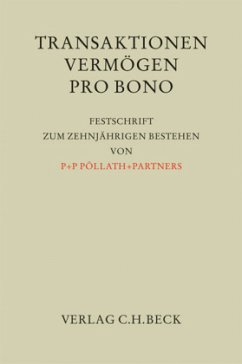 Transaktionen - Vermögen - Pro Bono